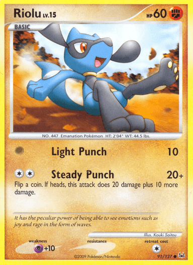 Riolu, Platinum 91