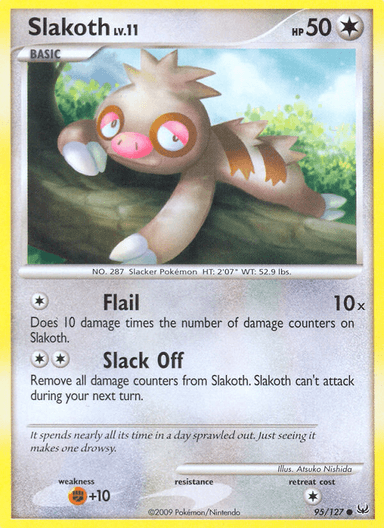 Slakoth, Platinum 95