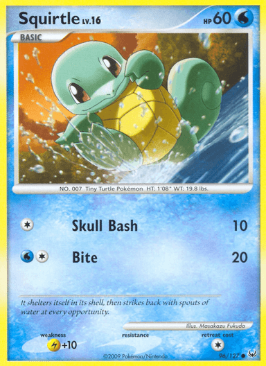 Squirtle, Platinum 96