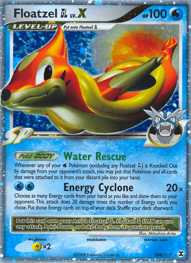 Floatzel GL LV.X, Rising Rivals 104
