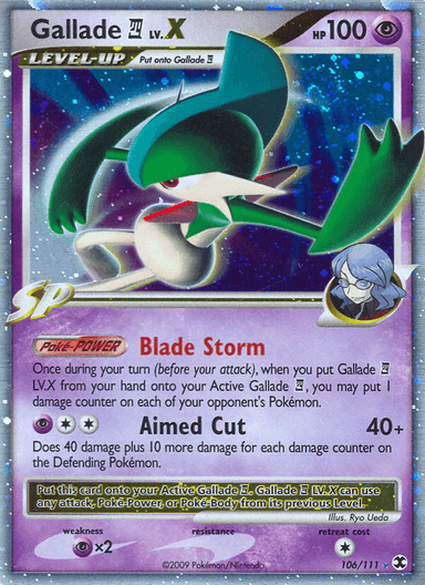 Gallade E4 LV.X, Rising Rivals 106