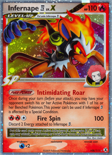 Infernape E4 LV.X, Rising Rivals 108
