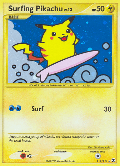 Surfing Pikachu, Rising Rivals 114