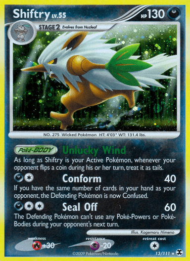 Shiftry, Rising Rivals 13