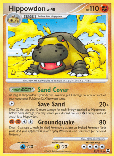 Hippowdon, Rising Rivals 25