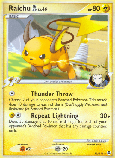 Raichu GL, Rising Rivals 31