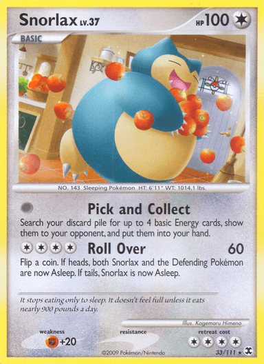 Snorlax, Rising Rivals 33
