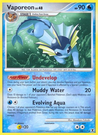 Vaporeon, Rising Rivals 34