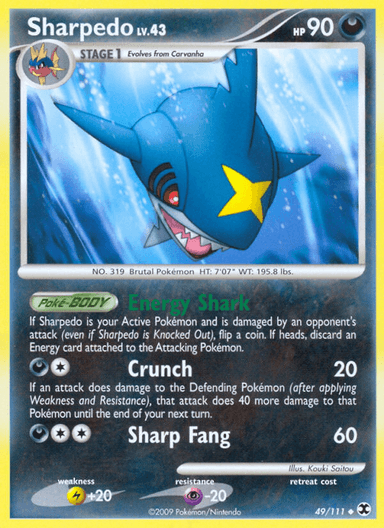 Sharpedo, Rising Rivals 49