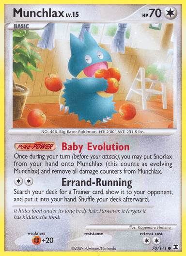 Munchlax, Rising Rivals 70