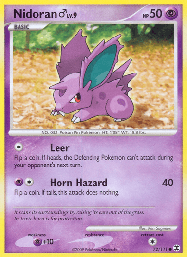 Nidoran ♂, Rising Rivals 72