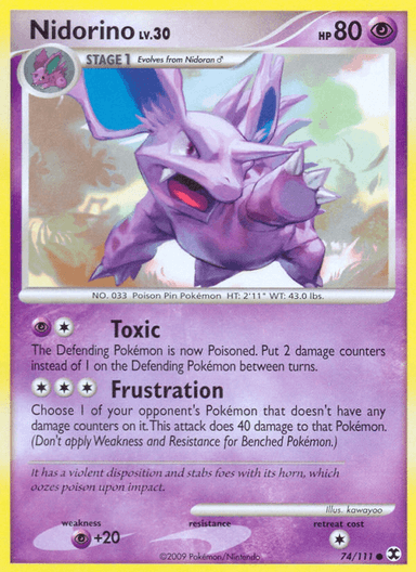 Nidorino, Rising Rivals 74
