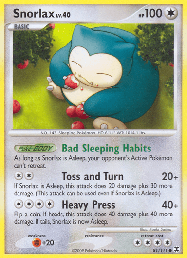 Snorlax, Rising Rivals 81