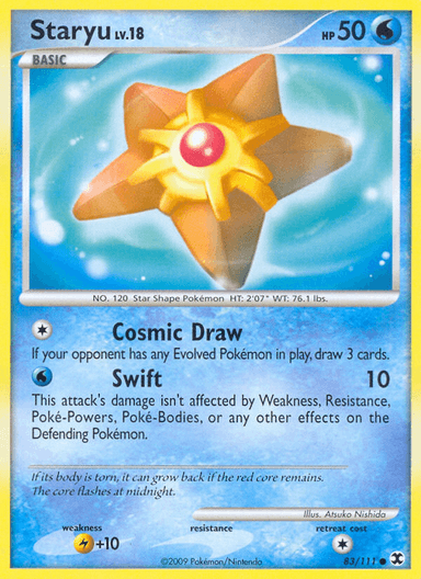 Staryu, Rising Rivals 83