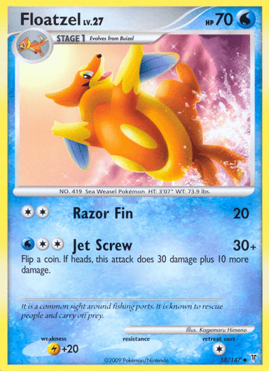 Floatzel, Supreme Victors 58