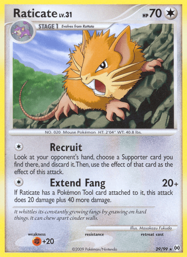 Raticate, Arceus 29