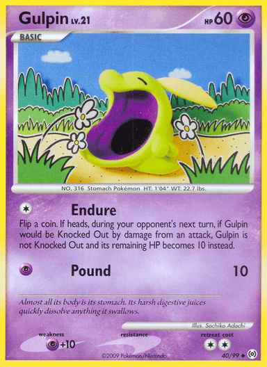Gulpin, Arceus 40