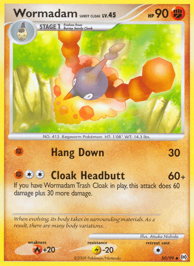 Wormadam Sandy Cloak, Arceus 50