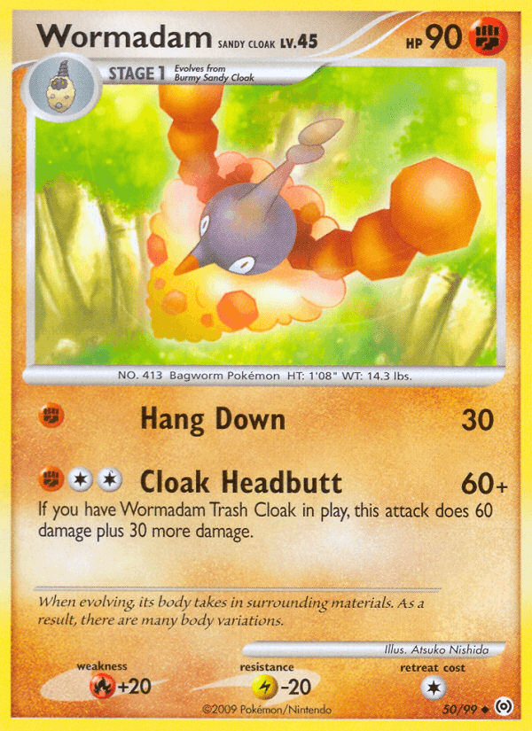 Wormadam Sandy Cloak, Arceus 50