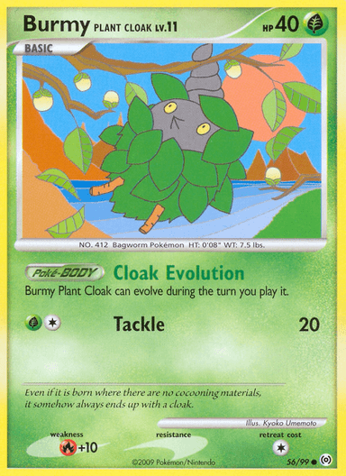Burmy Plant Cloak, Arceus 56
