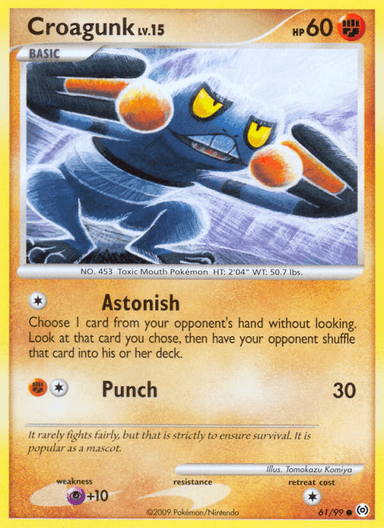 Croagunk, Arceus 61