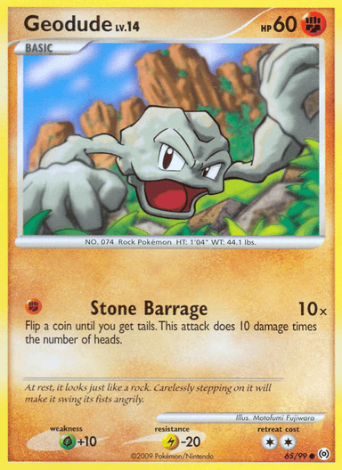 Geodude, Arceus 65