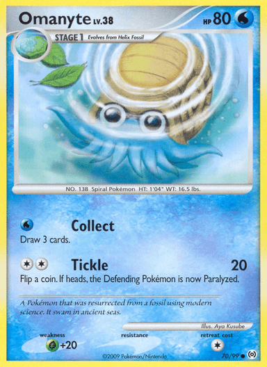 Omanyte, Arceus 70