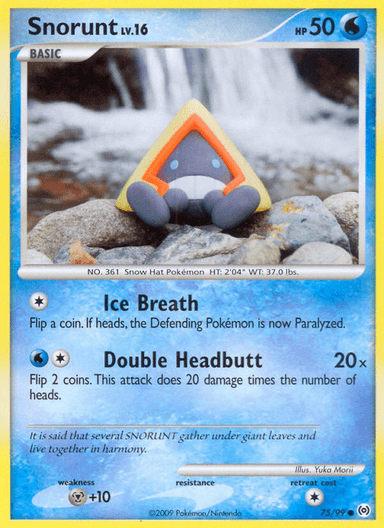 Snorunt, Arceus 75