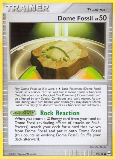 Dome Fossil, Arceus 92