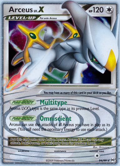 Arceus LV.X, Arceus 94