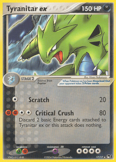 Tyranitar ex, POP Series 1 17
