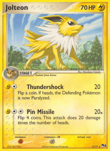 Jolteon, POP Series 3 3