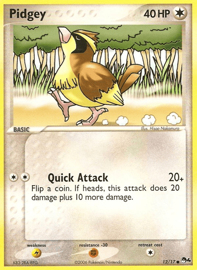 Pidgey, POP Series 4 12