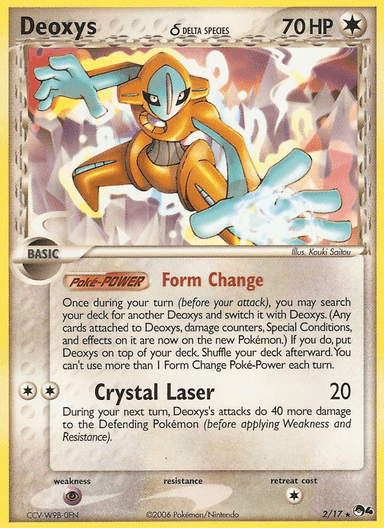 Deoxys δ, POP Series 4 2