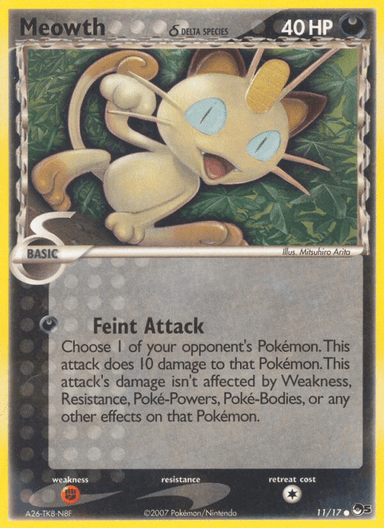 Meowth δ, POP Series 5 11