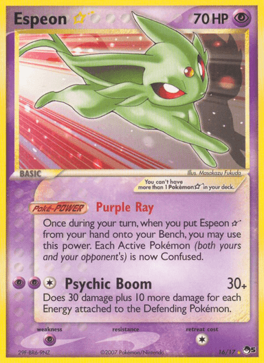 Espeon ★, POP Series 5 16