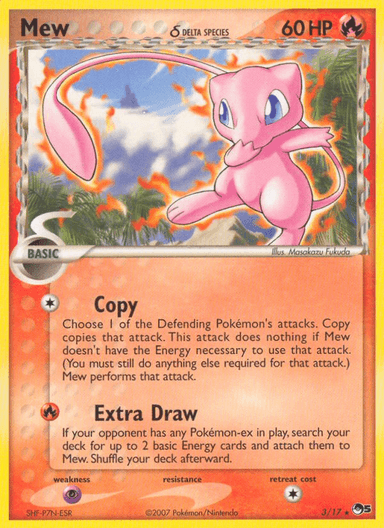 Mew δ, POP Series 5 3