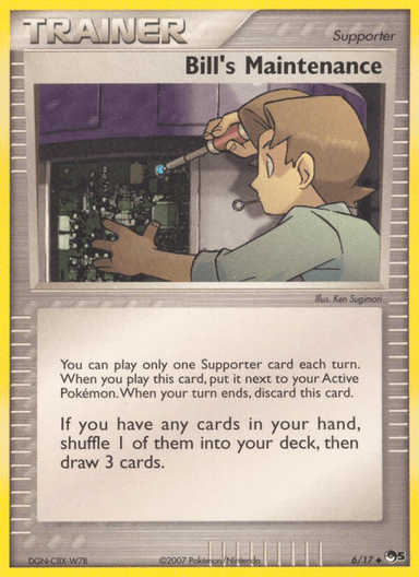 Bill's Maintenance, POP Series 5 6