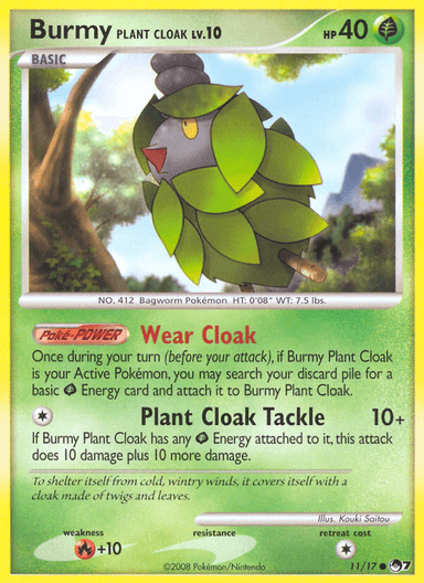 Burmy Plant Cloak, POP Series 7 11