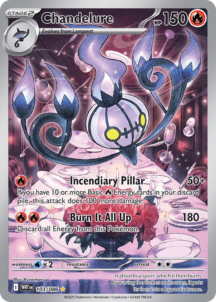 Chandelure, White Flare 103