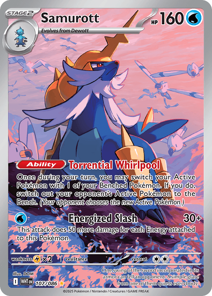 Samurott, White Flare 107
