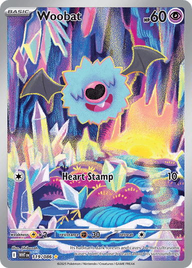 Woobat, White Flare 119