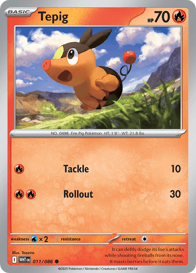 Tepig, White Flare 11