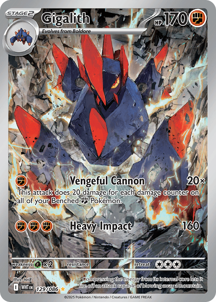 Gigalith, White Flare 129