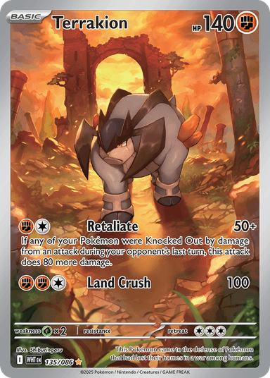 Terrakion, White Flare 135