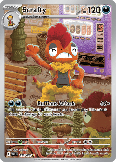 Scrafty, White Flare 139