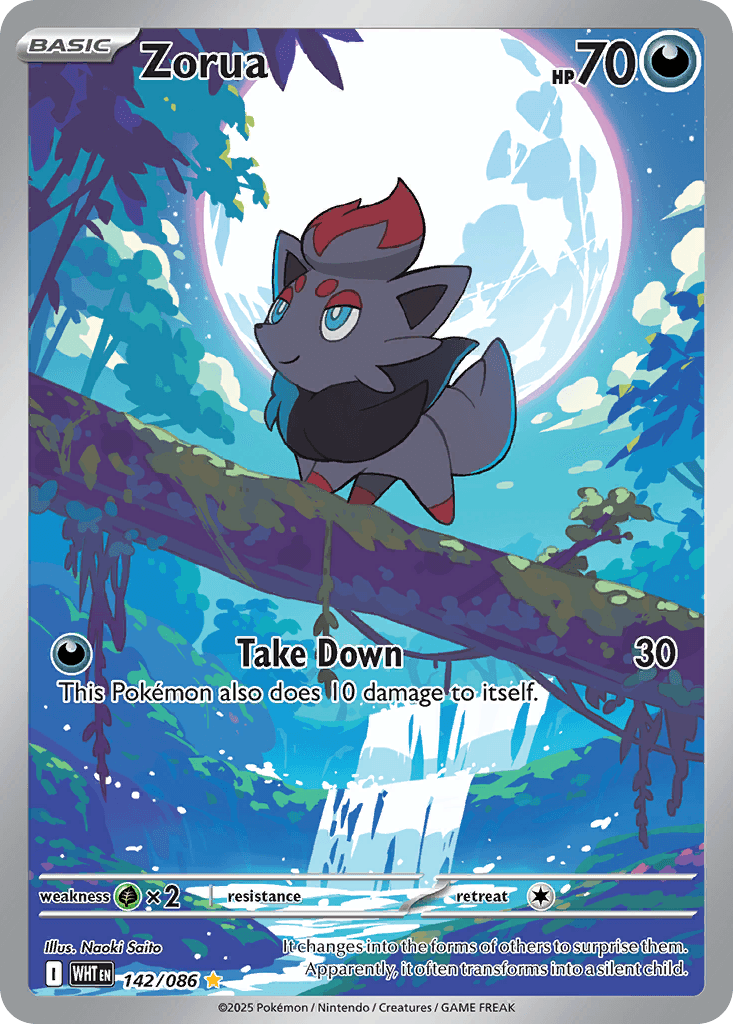 Zorua, White Flare 142