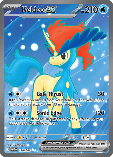 Keldeo ex, White Flare 159