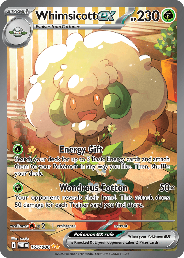 Whimsicott ex, White Flare 165