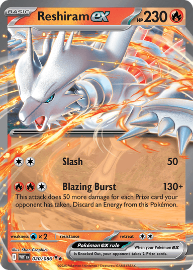 Reshiram ex, White Flare 20